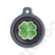 Kép 1/2 - Blucky Clover Black Dog Tag large