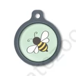 Kép 1/2 - Blucky Bee Lime Green Dog Tag large