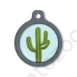 Kép 1/2 - Blucky Cactus Pastel Turquoise Dog Tag large