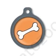 Kép 1/2 - Blucky Bone Orange Dog Tag large