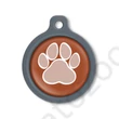 Kép 1/2 - Blucky Wild Paw Brown Dog Tag large