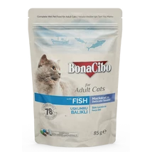 BONACIBO POUCH - WET ADULT CAT FOOD - MACKAREL  85g BONACIBO POUCH - WET ADULT CAT FOOD - MACKAREL  85g