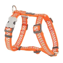 Red Dingo Reflective Ziggy Orange Large Dog hám