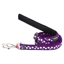 Red Dingo White Spots Purple póráz 100-180 cm Large