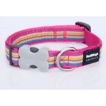 Red Dingo Horizontal Stripes Hot Pink Large kutya nyakörv Red Dingo Horizontal Stripes Hot Pink Large kutya nyakörv