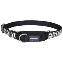 Red Dingo Reflective Black Large Martingale nyakörv