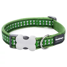 Red Dingo Reflective Green Large kutya nyakörv