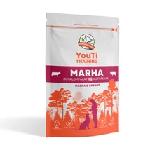 FarkasKonyha YOUTI SNACK MARHA, MÁLNA, SPENÓT 100g