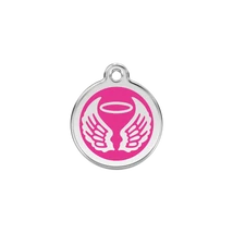 Red Dingo Rozsdamentes angyal szárnyak mintás acél biléta hot pink