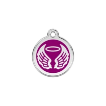 Red Dingo Rozsdamentes angyal szárnyak mintás acél biléta lila