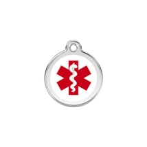 Red Dingo Rozsdamentes orvosi mintás acél biléta