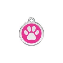 Red Dingo Rozsdamentes mancs mintás acél biléta hot pink