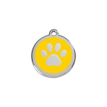 Red Dingo Rozsdamentes mancs mintás acél biléta sárga