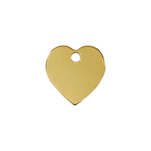 Red Dingo Sárga réz biléta szív forma