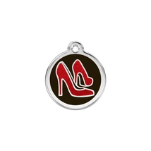 Red Dingo Csillámos Rozsdamentes piros cipő mintás acél biléta