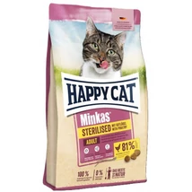 Happy Cat Minkas Sterilised Poultry - szárazeledel baromfival macskák számára