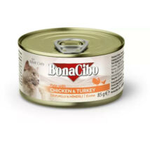 BONACIBO CANNED CAT FOODS PATE CHICKEN - TURKEY 85g