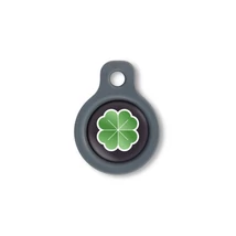 Blucky Clover Black Dog Tag small