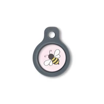 Blucky Bee Rose Dog Tag small