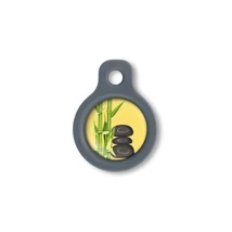 Blucky Bamboo Yellow Dog Tag small
