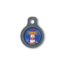 Blucky Azure Dark Blue Dog Tag small