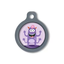 Blucky Beastie Pastel Purple Dog Tag medium