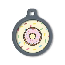 Blucky Sweetie Pastel Yellow Dog Tag large