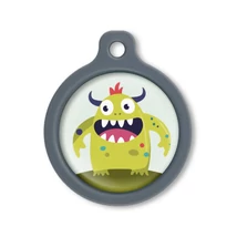 Blucky Beastie Pastel Green Dog Tag large