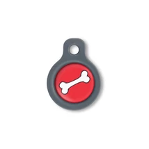Blucky Bone Red Dog Tag small