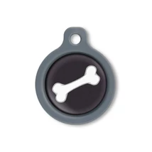Blucky Bone Black Dog Tag medium
