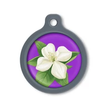 Blucky Jasmine Purple Dog Tag large