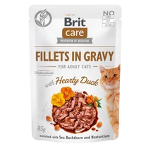 Brit Care Cat Fillets in Gravy with Hearty Duck 85 g