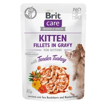 Brit Care Cat Kitten Fillets in Gravy with Tender Turkey 85 g