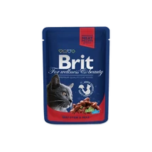 Brit Premium Cat Pouches Beef Stew With Peas 100 G Brit Premium Cat Pouches Beef Stew With Peas 100 G