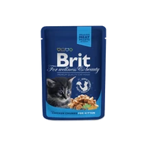 Brit Premium Cat Pouches Chicken Chunks For Kitten 100 G