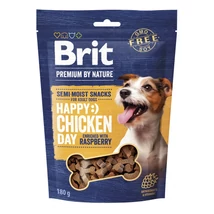BRIT PREMIUM BY NATURE SEMI-MOIST SNACKS  Chicken with Raspberry 180 g BRIT PREMIUM BY NATURE SEMI-MOIST SNACKS  Chicken with Raspberry 180 g