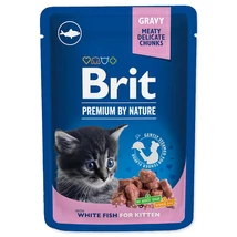 Brit premium Cat Pouches White Fish for Kitten 100 g