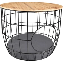 FLAMINGO KOSÁR RÁCSOS ASZTAL 50X50X41CM