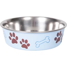 Flamingo fémtál bella mancs mintás kék 1,5 l