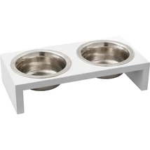 Flamingo fémtál duo fehér 2x220 ml