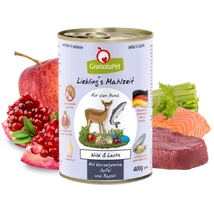 GranataPet Liebling´s Mahlzeit vad és lazac konzerv GranataPet Liebling´s Mahlzeit vad és lazac konzerv
