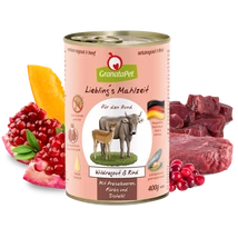 GranataPet Liebling´s Mahlzeit vadragu és marha konzerv GranataPet Liebling´s Mahlzeit vadragu és marha konzerv