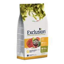 Exclusion Mono Noble Grain Adult Beef Medium