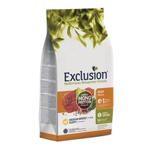 Exclusion Mono Noble Grain Puppy Beef Medium