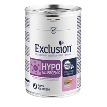 Exclusion HYPOALLERGENIC PUPPY PORK AND PEA ALL BREEDS 400 g