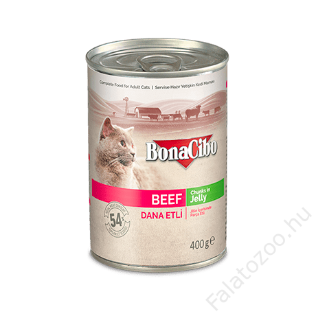 BONACIBO CANNED CAT FOODS BEEF 400g