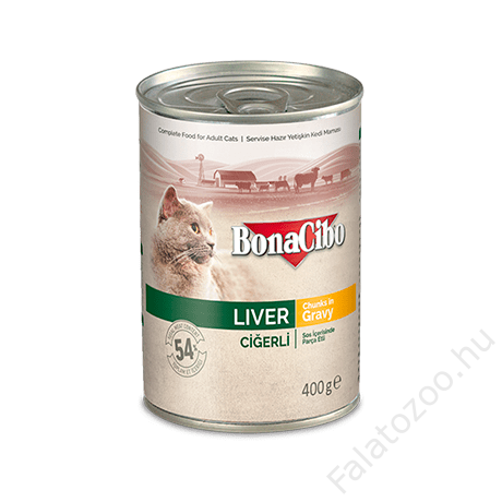 BONACIBO CANNED CAT FOODS LIVER 400g