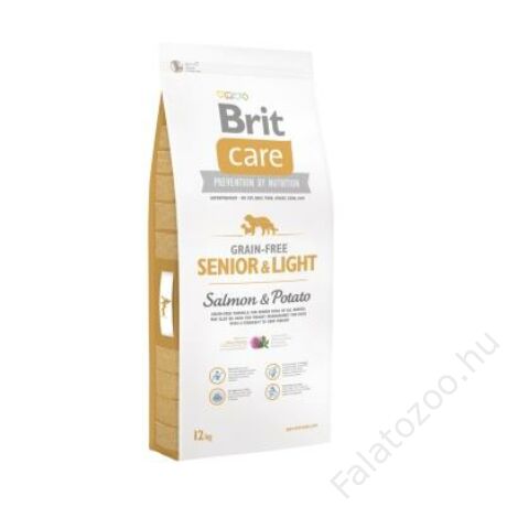 Brit Care Grain-free Senior and light Salmon &amp; Potato 1 kg