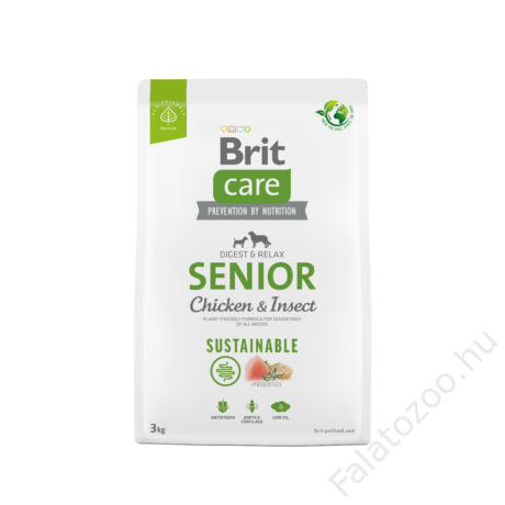 Brit Care Dog Sustainable Insect Senior 3 kg
