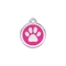 Red Dingo Rozsdamentes mancs mintás acél biléta hot pink